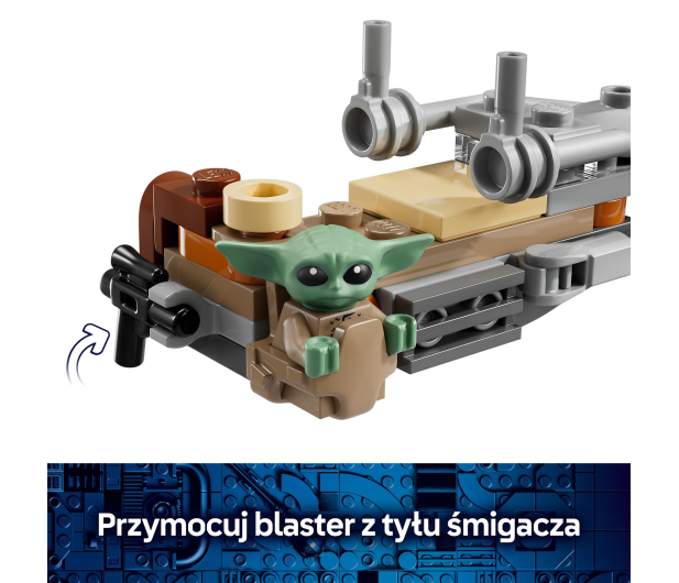 LEGO STAR WARS 75436 Śmigacz Mandalorianina i Grogu - 1473546 - zdjęcie 10